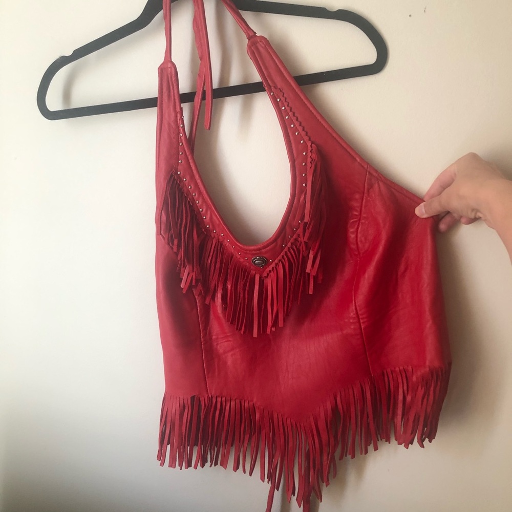 🦋🦋Fringe halter